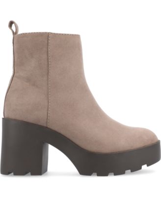 Women's Cassidy Platform Block Heel Lug Sole Booties