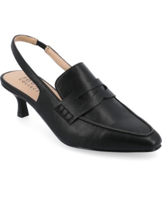 Women's Amory Tailored Kitten Heel Slingback Pumps
