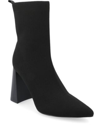 Women's Noralinn Knit Stacked Heel Dress Booties