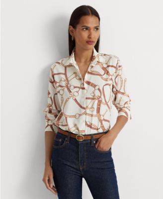 Ralph lauren blouses macys best sale