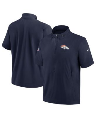 Men's Nike Navy Denver Broncos Sideline Club Fleece Pullover Hoodie Size: Small