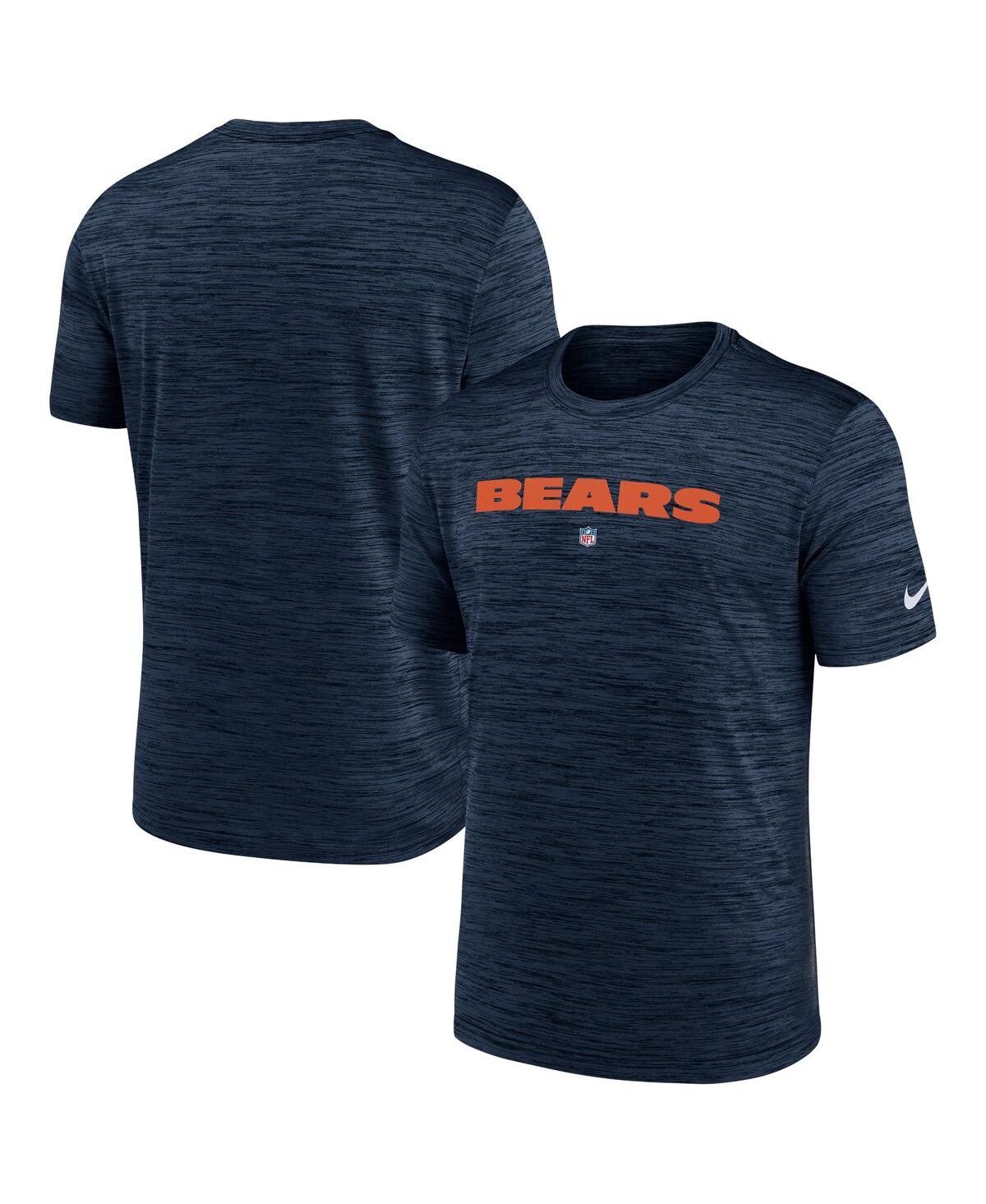 Nike Men's Dri-fit Sideline Velocity (nfl Chicago Bears) T-shirt In Blue