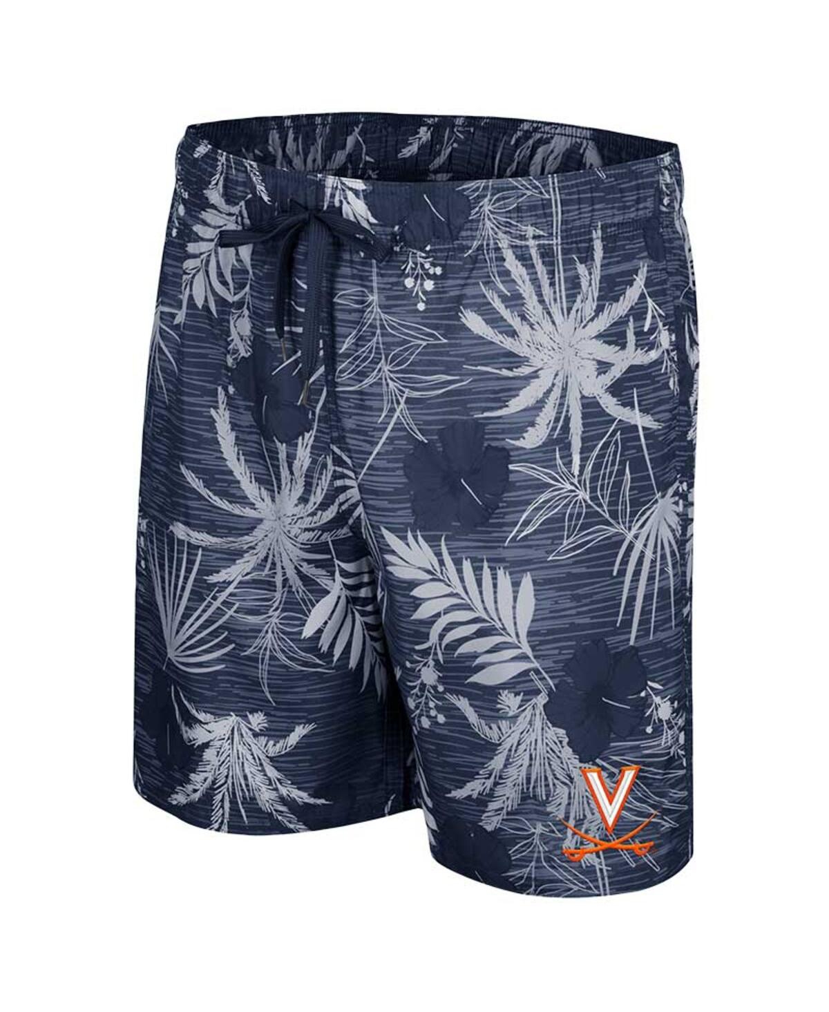 Shop Colosseum Men's  Navy Virginia Cavaliers What Else Is New Swim Shorts