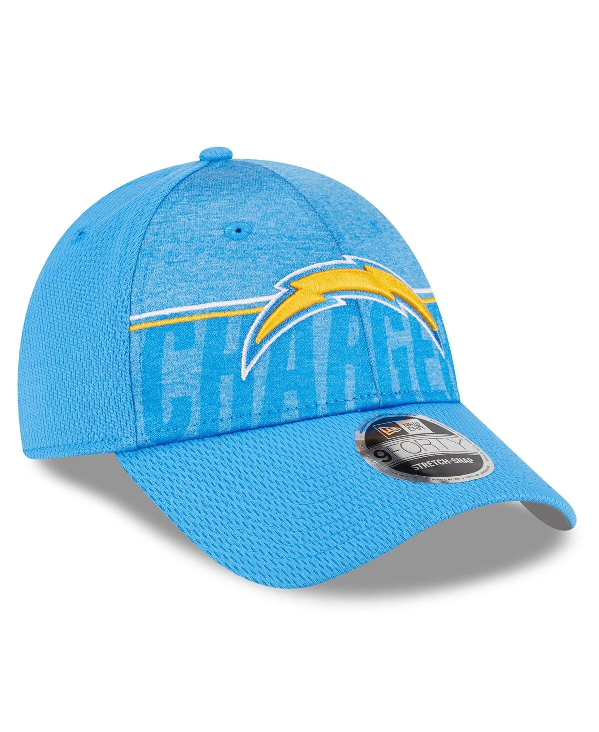 Shop New Era Men's  Powder Blue Los Angeles Chargers 2023 Nfl Training Camp 9forty Adjustable Hat