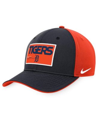 Men's Navy, Orange Detroit Tigers Classic99 Colorblock Performance Snapback Hat