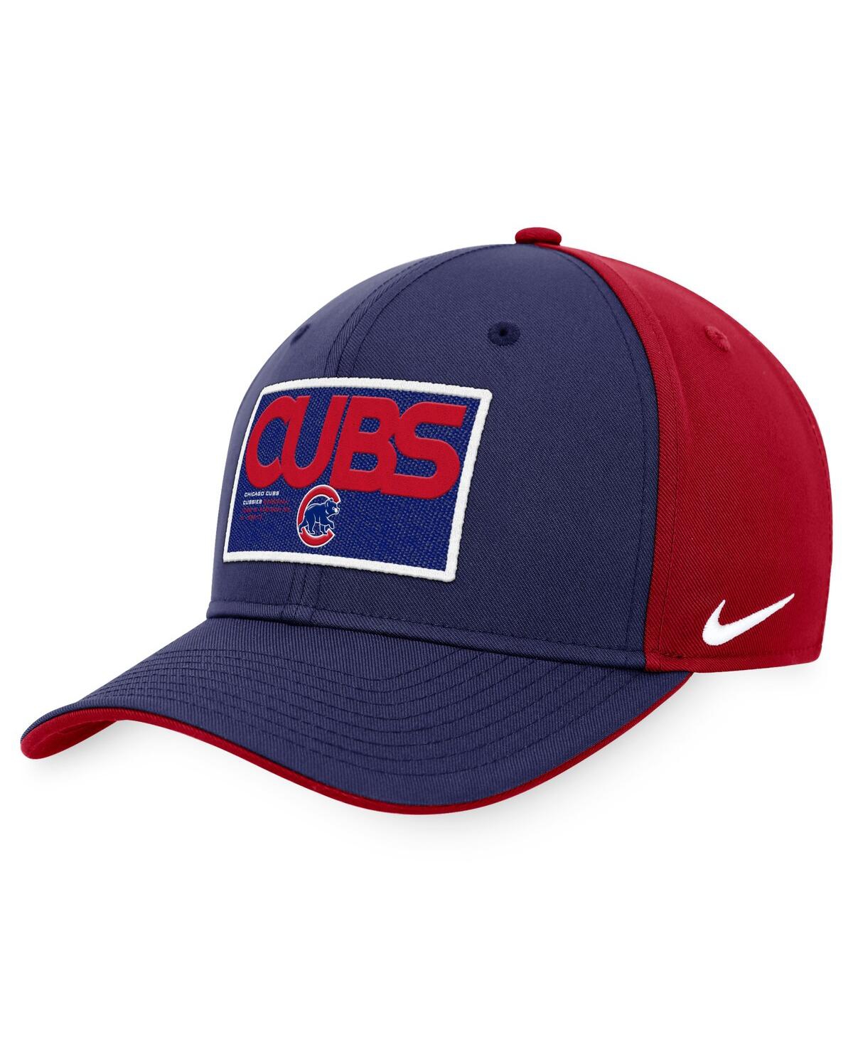 Nike Chicago Cubs Classic99 Color Block  Men's Mlb Adjustable Hat In Royal,red