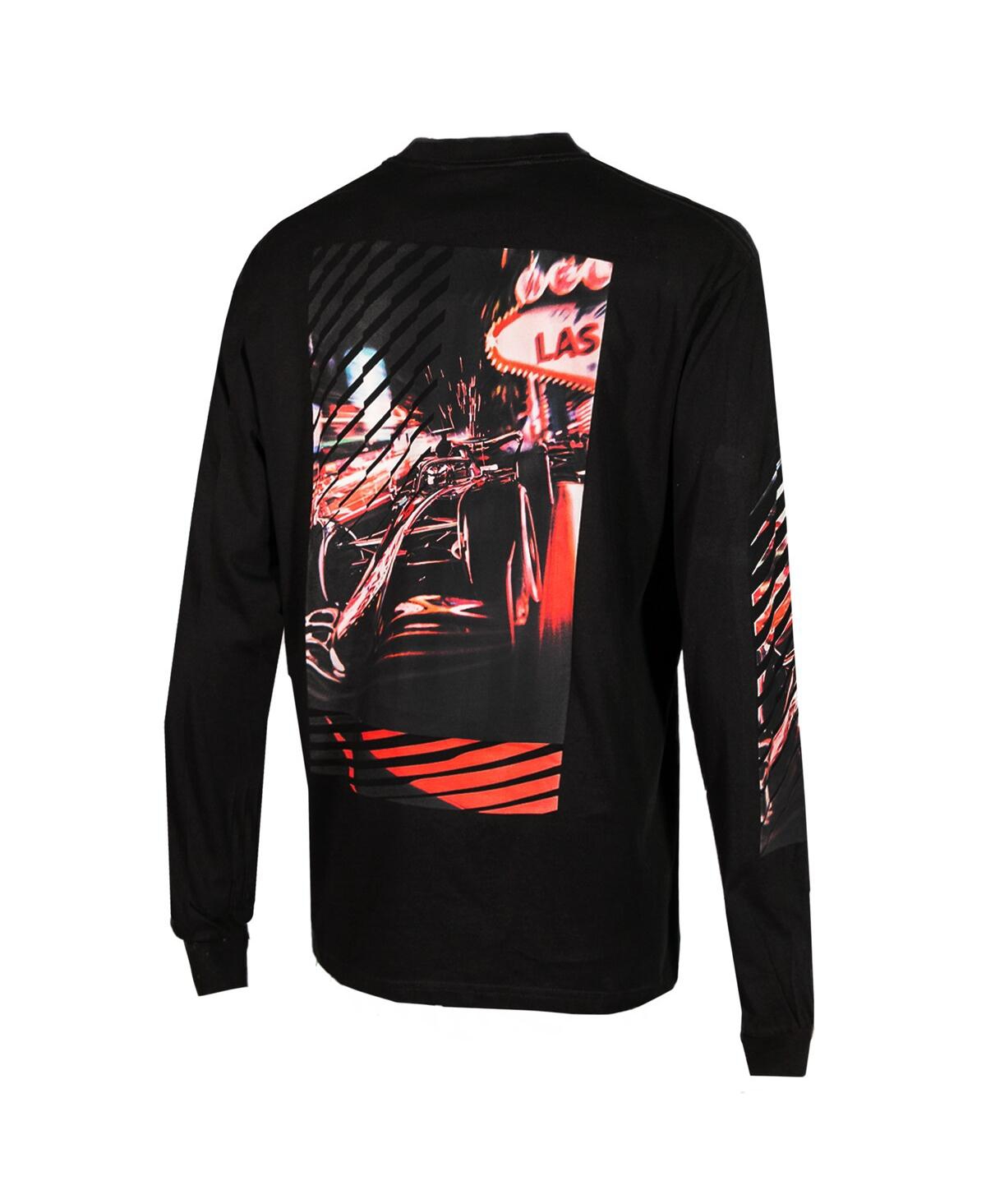 Shop Insomniac Men's Ashworth Black Formula 1  Las Vegas Grand Prix Classic Long Sleeve T-shirt