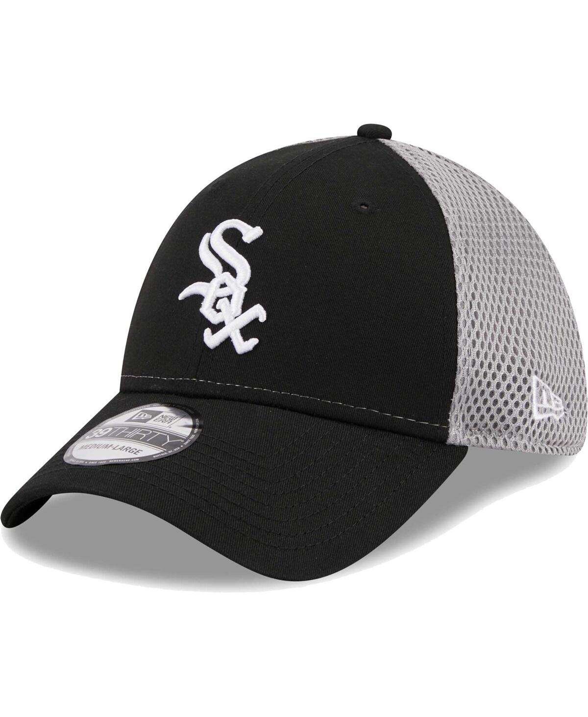Men's New EraChicago White Sox Team Neo 39THIRTY Flex Hat - Black