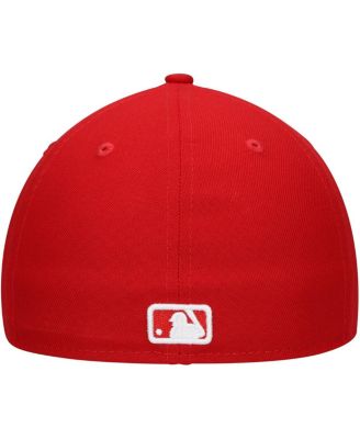 Men's Scarlet Milwaukee Brewers Low Profile 59FIFTY Fitted Hat