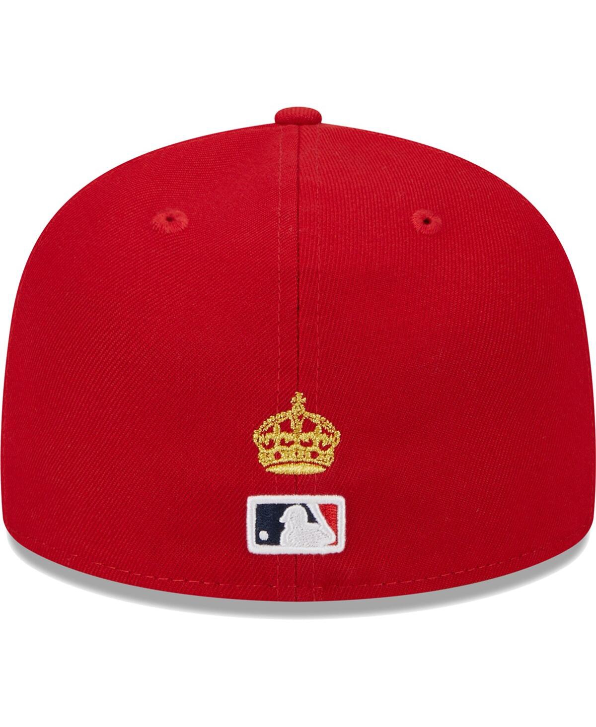 Shop New Era Men's  Red St. Louis Cardinals 2023 Mlb World Tour: London Series Flag Fill 59fifty Fitted Ha