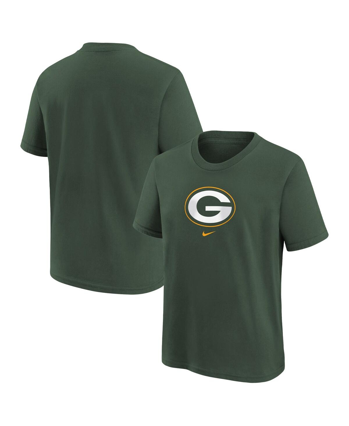 Nike Toddler Boys And Girls  Green Green Bay Packers Logo T-shirt In Green