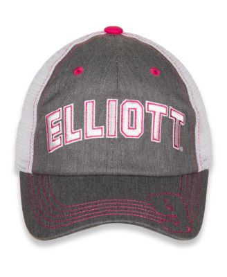 Big Girls Gray, White Chase Elliott Favorite Driver Adjustable Hat