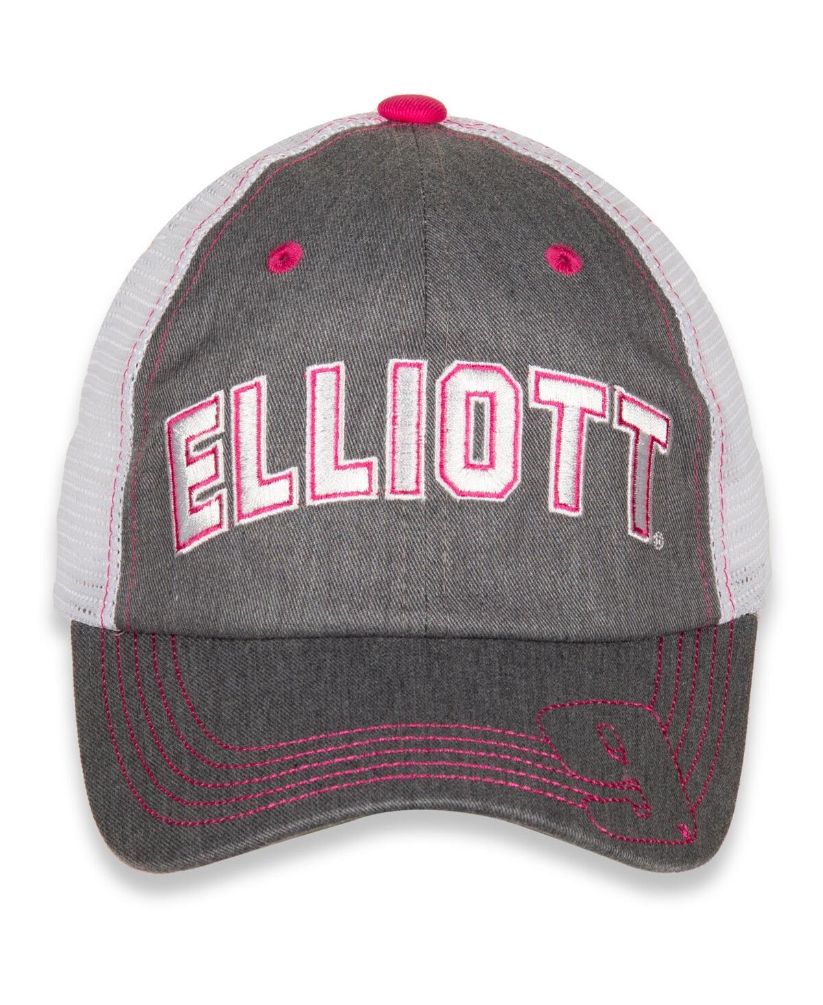 Hendrick Motorsports Team Collection Big Girls  Gray, White Chase Elliott Favorite Driver Adjustable In Gray,white