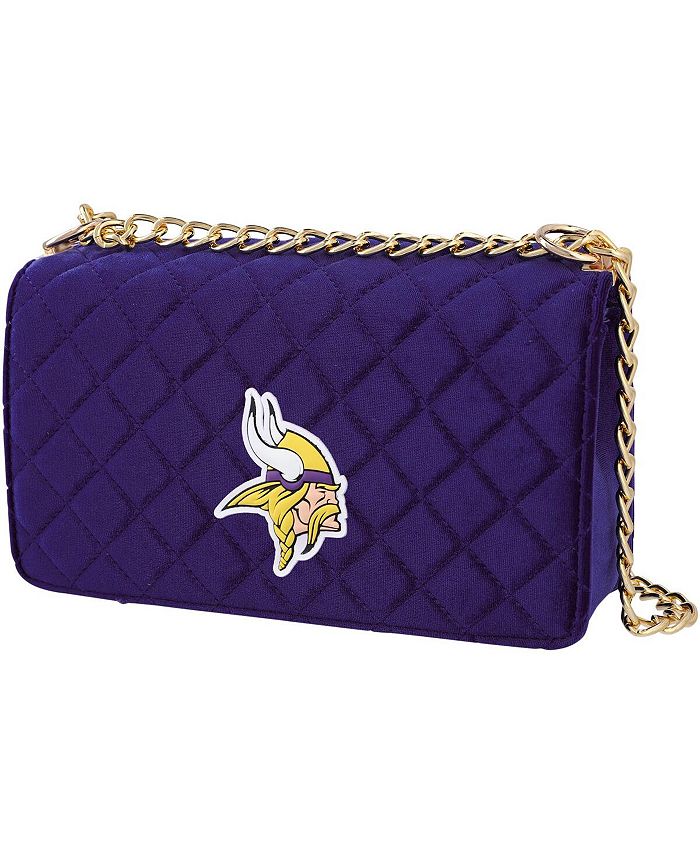 Cuce Women's Minnesota Vikings Velvet Team Color Bag - Macy's