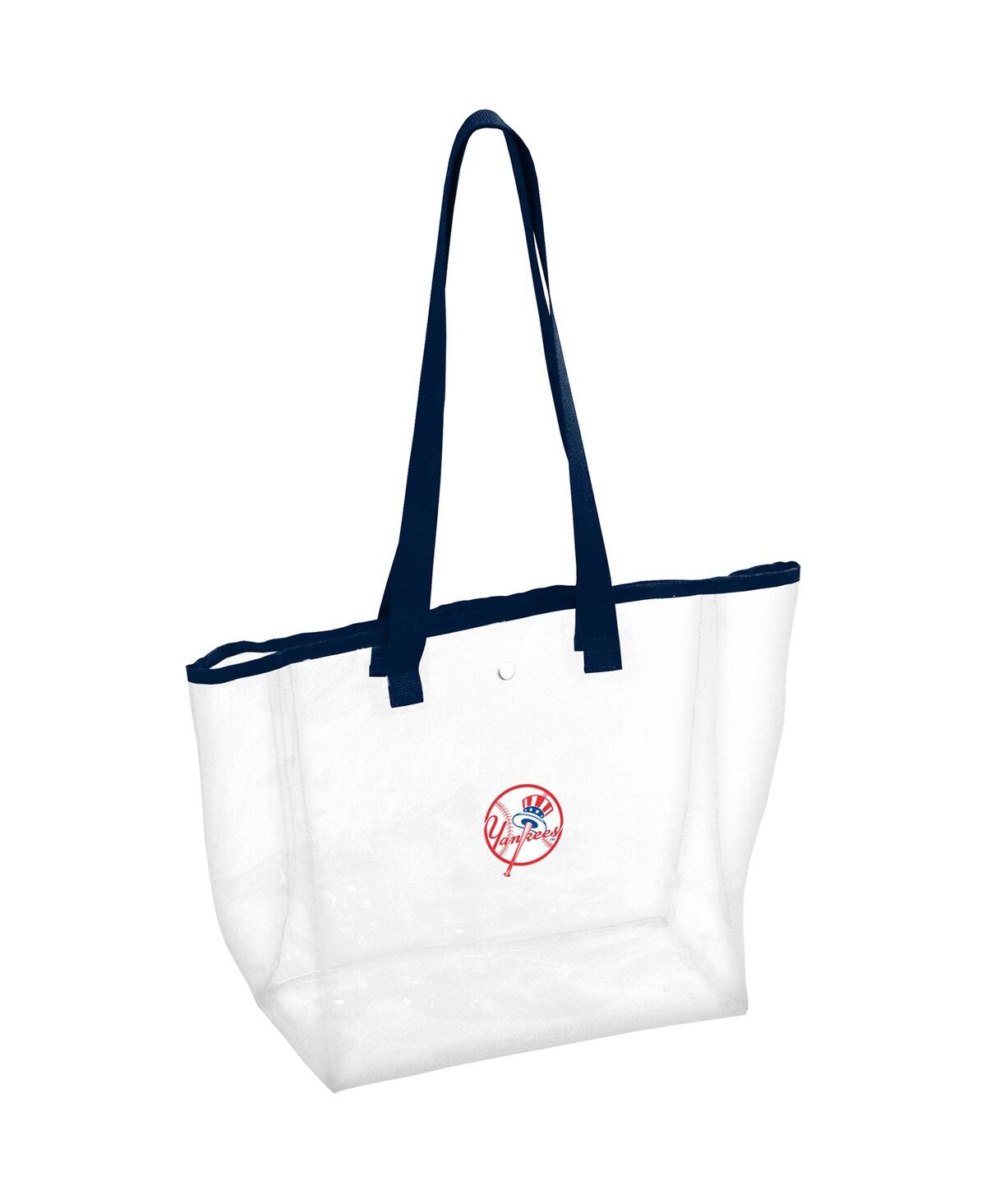 Logo Brands Women's New York Yankees Stadium Clear Tote Bag In Tan