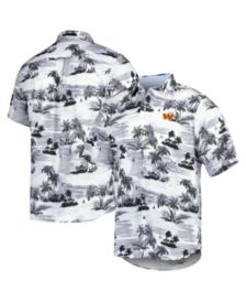 Men's Chicago White Sox Tommy Bahama Black Tropical Horizons Button-Up Shirt