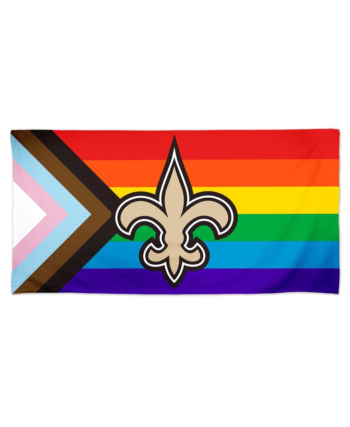 Wincraft New Orleans Saints 30'' X 60'' Pride Spectra Beach Towel In Multi
