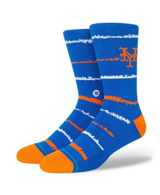 Men's Stance New York Mets Chalk Crew Socks - Macy's