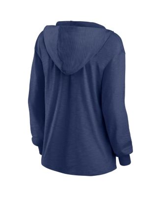 Women's College Navy Seattle Seahawks Jumper V-Neck Pullover Hoodie