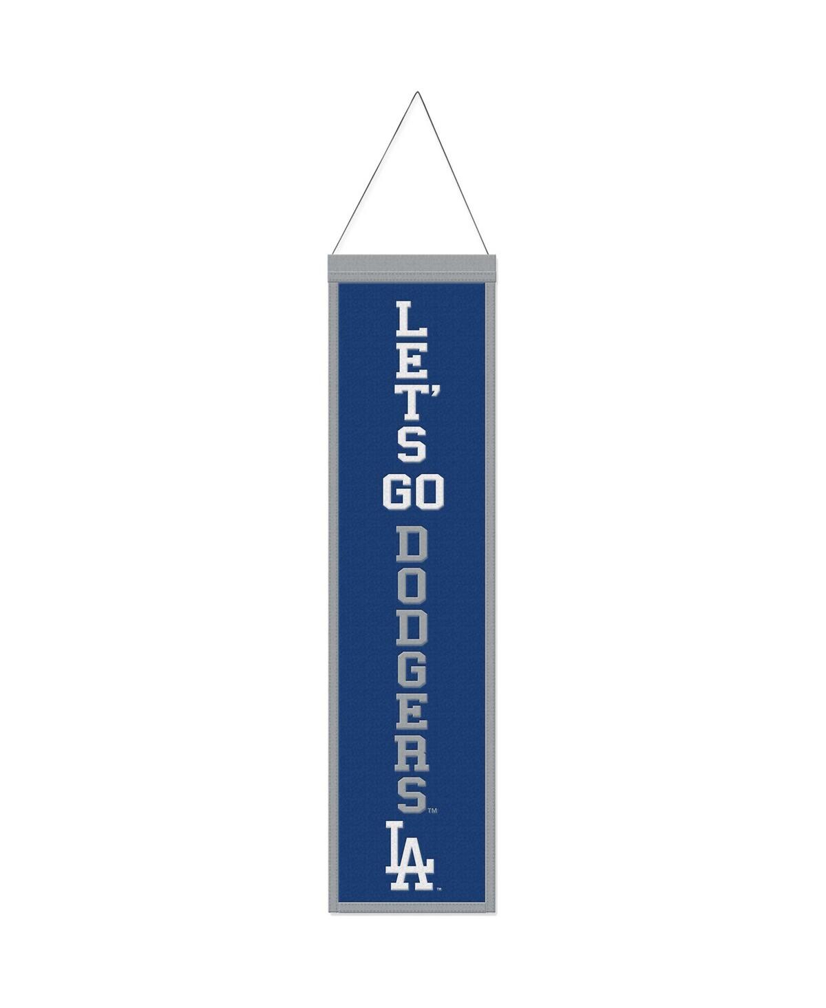 Wincraft Los Angeles Dodgers 8" X 32" Slogan Wool Banner In Blue