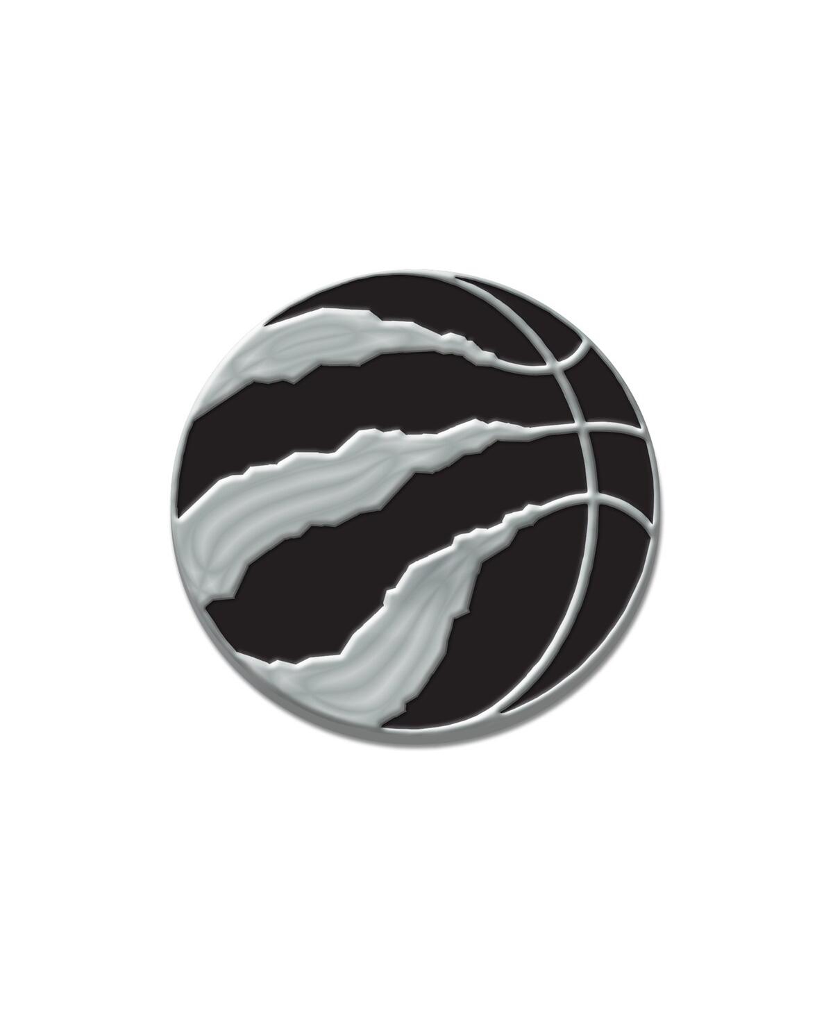 Wincraft Toronto Raptors Team Chrome Car Emblem In Black