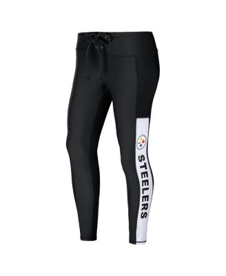 Women's Black Pittsburgh Steelers Leggings