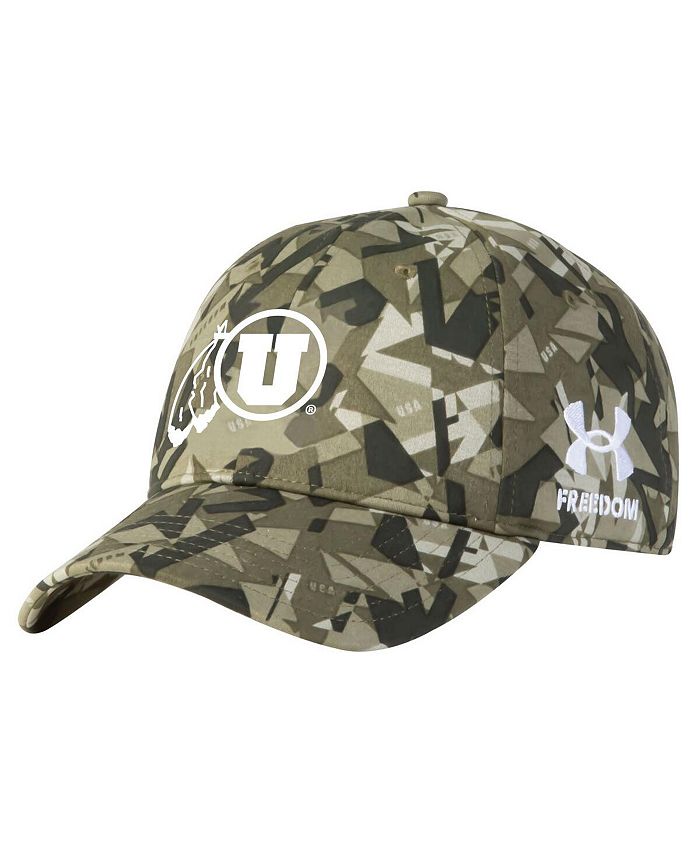Under Armour Men's Camo Utah Utes Freedom Collection Adjustable Hat - Macy's