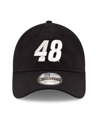 Men's Black Alex Bowman Enzyme Washed 9TWENTY Adjustable Hat