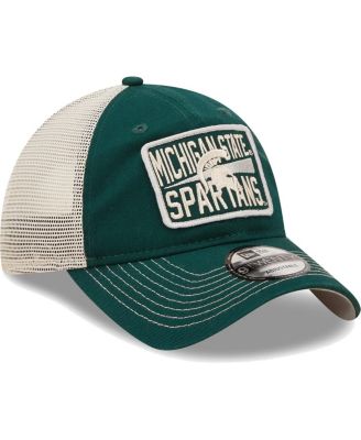 Men's Green, Natural Michigan State Spartans Devoted 9TWENTY Adjustable Hat