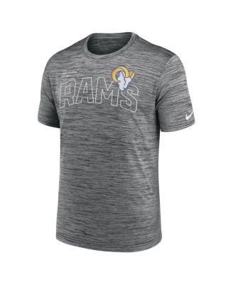 Men's Anthracite Los Angeles Rams Velocity Arch Performance T-shirt