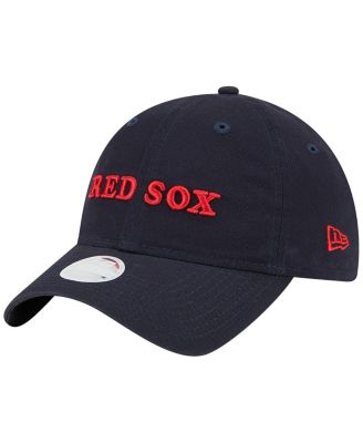 Women's Navy Boston Red Sox Shoutout 9TWENTY Adjustable Hat