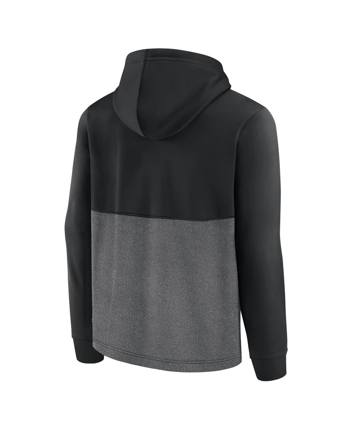 Men's FanaticsCharlotte Hornets Successful Tri-Blend Pullover Hoodie - Black