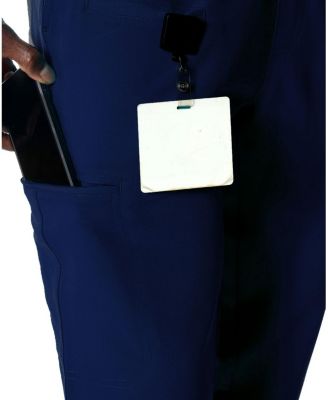 Men's Hampton Open Bottom Scrub Pants For Short Men