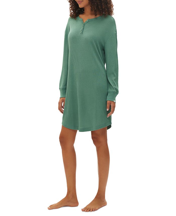 GAP Body Women's Henley Dorm LongSleeve Sleepshirt Macy's