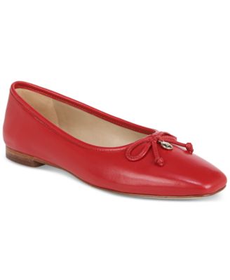 Women s Meadow Square Toe Bow Ballet Flats