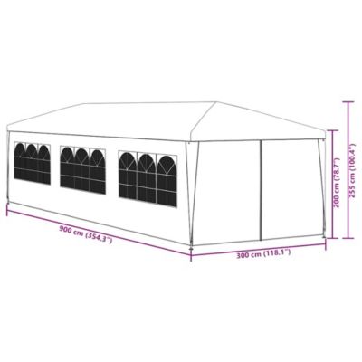 Party Tent 10'x30' White