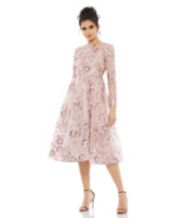Macy's pink lace dress 2025