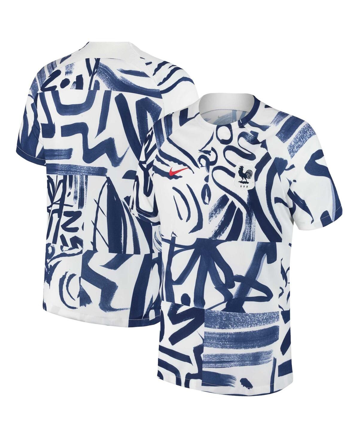 Men's NikeFrance Women's National Team 2023 Academy Pro Pre-Match Top - White