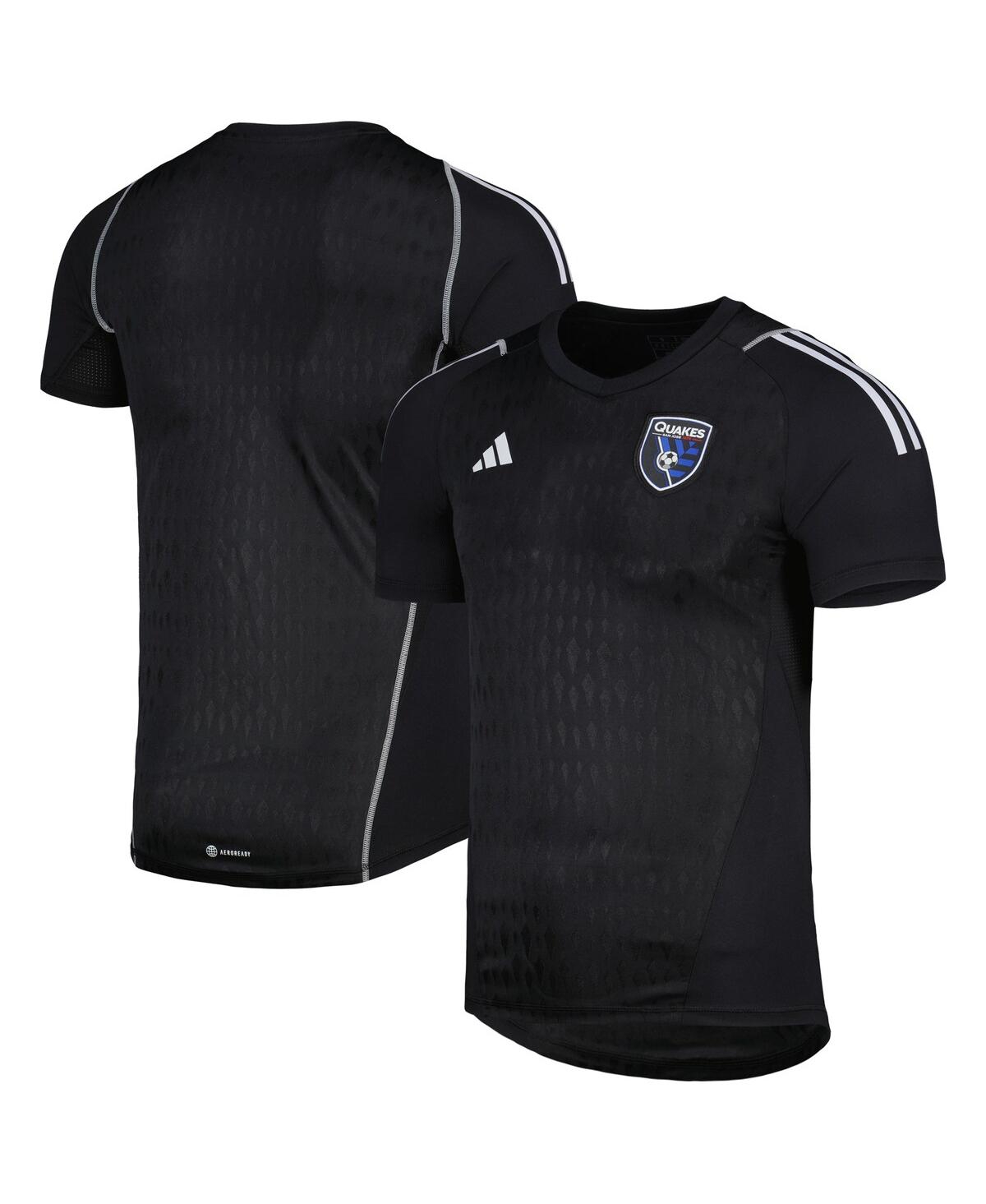 Men's adidasSan Jose Earthquakes 2023 Replica Goalkeeper Jersey - Black