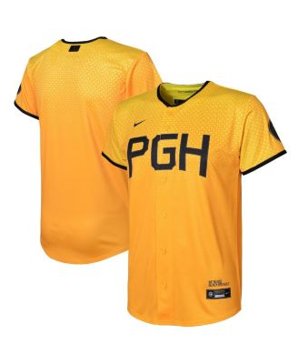 Nike MLB Pittsburgh Pirates Large Logo Short Sleeve T-Shirt Orange