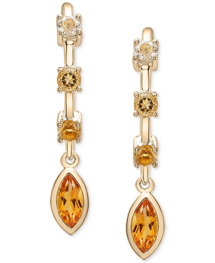 Macy's citrine shop earrings