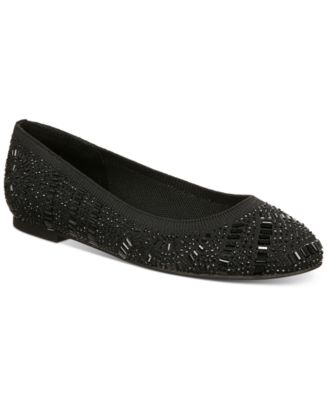 Thalia Sodi Women's Karli Embellished Slip-On Flats - Macy's