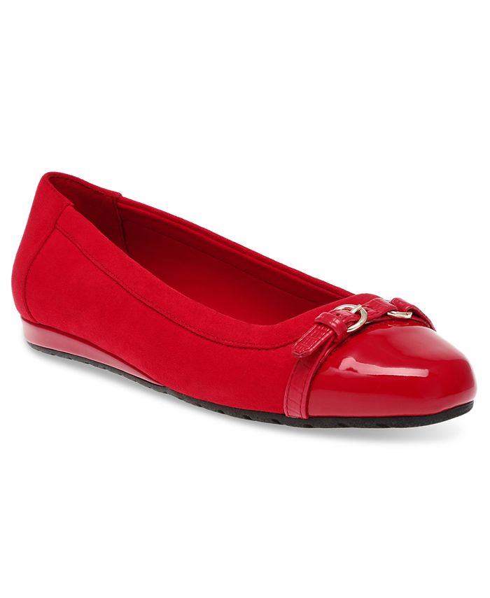 Anne Klein Women's Georgia Cap Toe Ballet Flats - Macy's