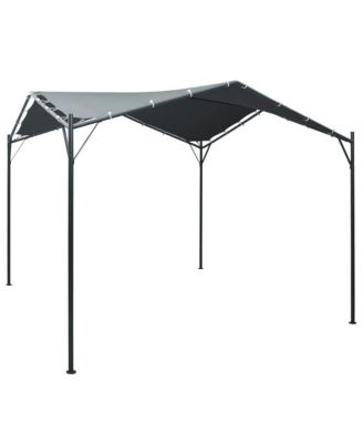 Gazebo Pavilion Tent Canopy 9.8ft x9.8ft Steel Anthracite