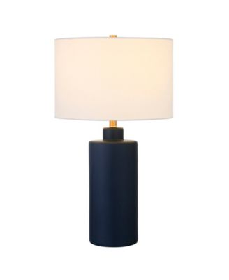 Carlina 25" Linen Shade Tall Ceramic Table Lamp