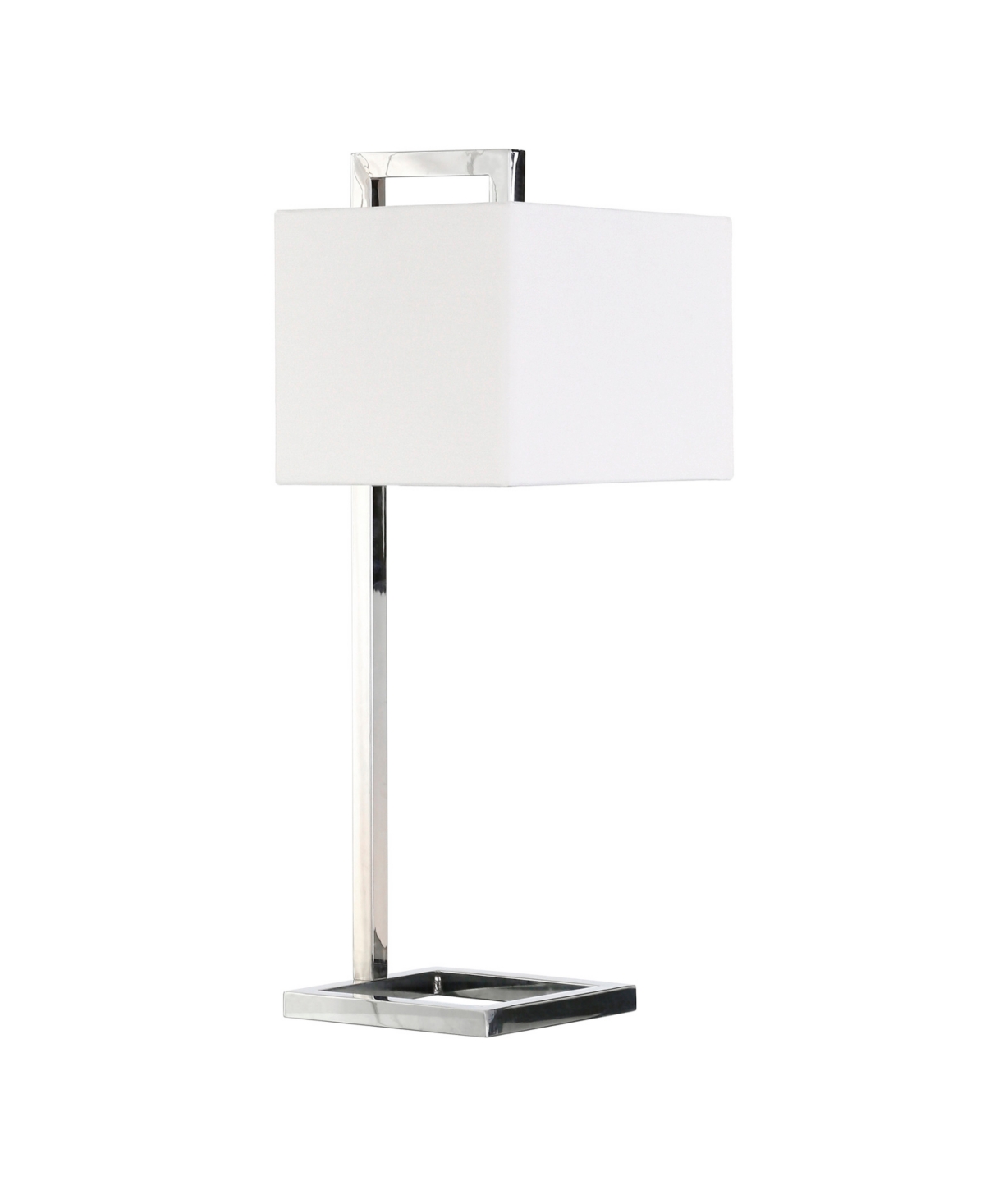 Hudson & Canal Grayson 26" Linen Shade Tall Table Lamp In Polished Nickel