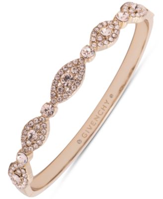 Givenchy - Gold-Tone Crystal Evil Eye Bangle Bracelet