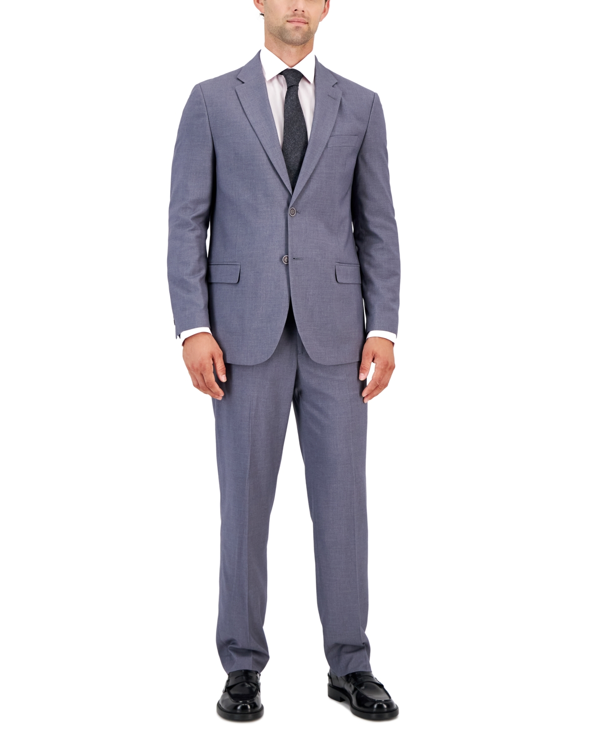 Nautica Men's Modern-fit Stretch Nested Suit In Light Grey
