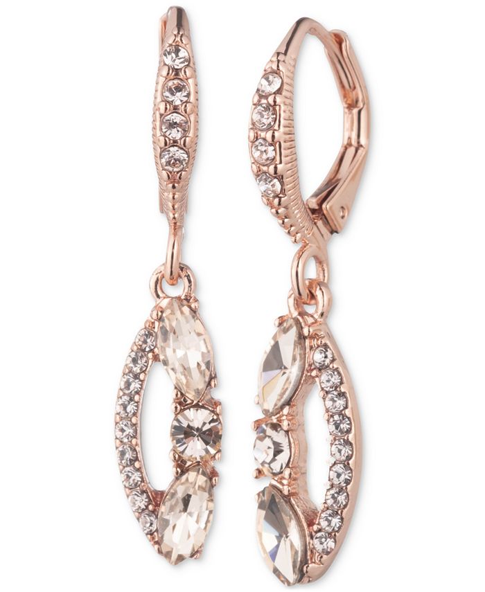 Rose gold top earrings macy's