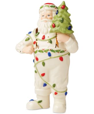 Lenox - 2023 Santa With Tree & Lights Porcelain Figurine